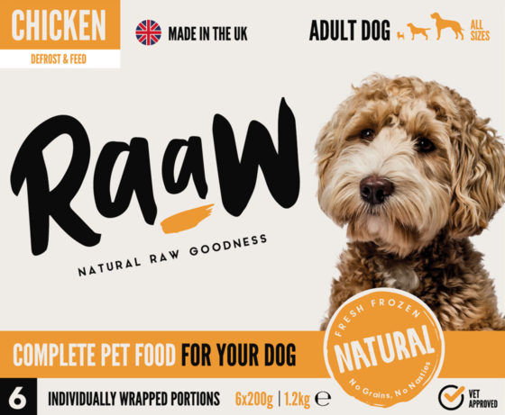 Raaw Chicken Dog Food
